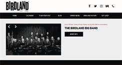 Desktop Screenshot of birdlandjazz.com