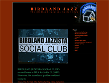 Tablet Screenshot of birdlandjazz.org